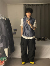 Daily Cargo String Balloon Wide Pants 3C