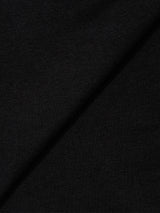 スリム ロング ボタンフーディートップ(BLACK)
