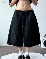Bide Cotton Stitch Balloon Bermuda Shorts 2color