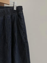 moshi summer denim wide pants