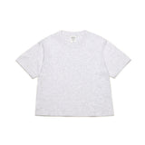 クロップTシャツ MELANGE WHITE