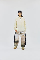 PP WIDE JOGGER PANTS FOG FOREST