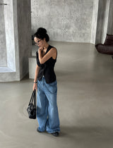 Celeb Long Wide Jeans