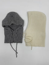 [Wool 80%/Barclava SET] フィッシャーマンルーズフィットニット