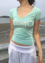GLITTER V TEE (5color)
