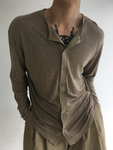 linen seed cardigan(3colors)