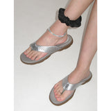 Summer 0024. Rubber Sole Flip-flop - 4colors
