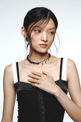 BLACK STAR NECKLACE