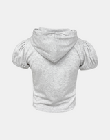 Cuddly パフフーディジップアップ