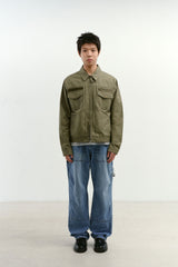 インシジョンダブルニーカーペンターパンツ (Washed Blue)