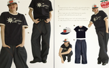 Shooting star Ringer tee @ Navy * Ivory