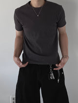 Urban Shoulder Free Short-Sleeved T-Shirt 3C