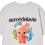 25SS クレイエイリアンショートスリーブTシャツ ライトグレー
