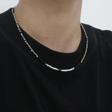 a men's ビーディドネックレス_CLEF トランスポーズネックレス