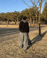 Labeni Striped Brushed Hoodie