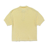 WIGGLY COLLAR KNIT TOP