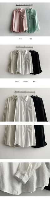 Povit Linen Summer Shirt (5 colors)