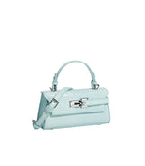 Crocodile Leather Square Shoulder Crossbody Bag