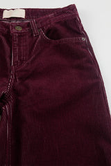 Heavy warm corduroy wide pants