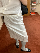サテンフラワースカート