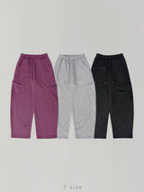 Pocket Curved Sweatpants