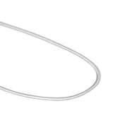 [925 silver] Un.silver.160 / flat soir necklace