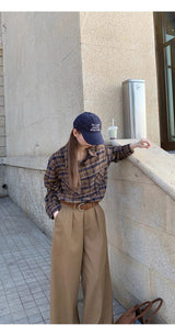 Super Pintuck Wide Cotton Pants