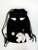 [MD PICK] bear hood backpack (2color)