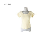 Danley Lip Neck One-Shoulder Raglan Short Sleeve T-Shirt