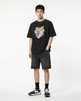 26FW ROLLING STONES ZIGZAG STAR SHORT SLEEVE T-SHIRT