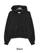 リーンクロップブラッシュフードジップアップ