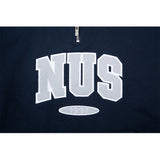 Huke x Nus. ハーフジップアップ（NAVY）
