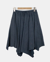 Badin Check Banding Midi Skirt