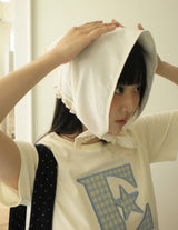 Haede Lace Hair Cutlery Hooded Scarf