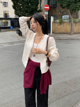 [MADE] Lenoa Frill Blouse