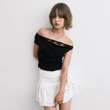 レースドゥオTシャツ (black)