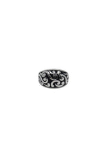 百合 Cloud ring 002 (Black/White)