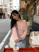[MADE] Fittney Summer Off-Shoulder Knit