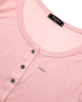 Metal Triclipse Slim Fit Tencel Sheer Cardigan Pink