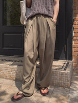 Sense Summer Banding Wide Slacks