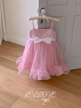 [by LILLOVE] étoile pink mini dress