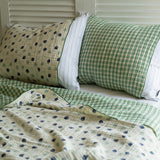 Reversible cotton Summer Pillow cover