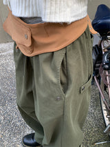 バルーンスナップワイドパンツ(3C)
