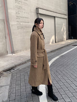 バックルスエードフリンジブーツ (2C)