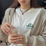スリムオニキスネックレス