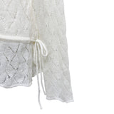 (3color) Romantic Shirring Sheer Knit