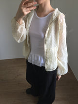 Le Frill Crewneck Sleeveless