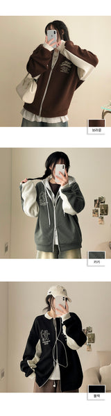 Paul New Boxy Bear Color Two Way Knit Cardigan