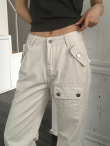 Mudy Seamed Pocket Bootcut Pants