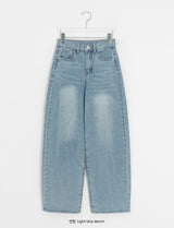 Bayani Washing Wide Denim Pants